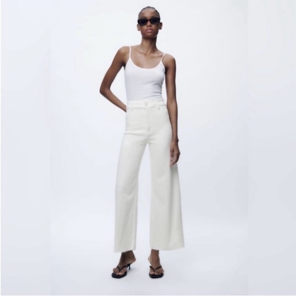Zara The Marine Straight high-waist wide leg jeans - Picture 8 of 10